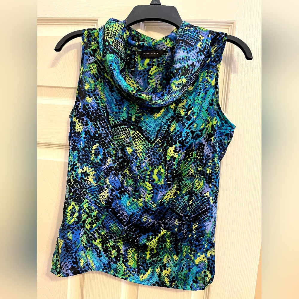 Teal Sleeveless Blouse!